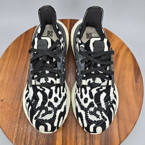 Adidas Ultraboost 22 Shoes Men\'s 7 White Black Zebra Athletic Running Sneakers main image 8